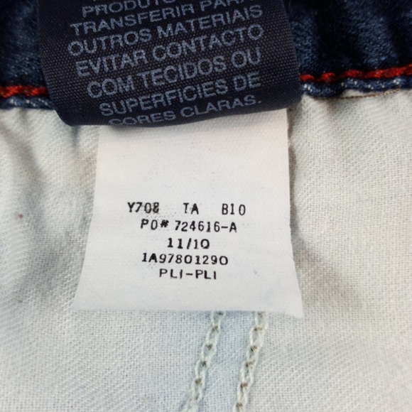 Spirit Crop Tommy Hilfiger Dark Wash Jeans (10) - Picture 9 of 10